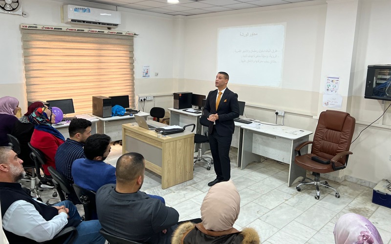 كلية التربية الاساسية تنظم ورشة عمل بعنوان (الحساب الفلكي في رؤية الهلال واثبات أوائل الشهور  )